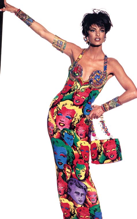 abiti pop art versace|versace spring 1991.